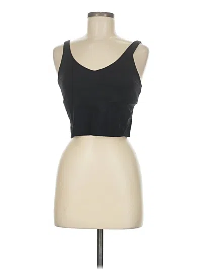 Pre-owned Unbranded Tank Top Black Strapless Neckline Tops