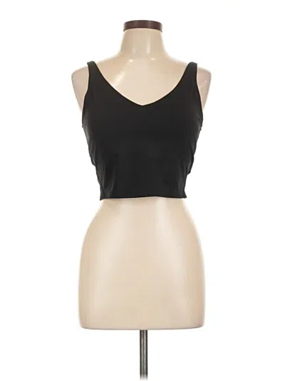 Pre-owned Unbranded Tank Top Black Strapless Neckline Tops
