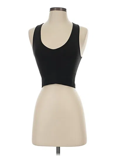 Pre-owned Unbranded Tank Top Black Strapless Neckline Tops