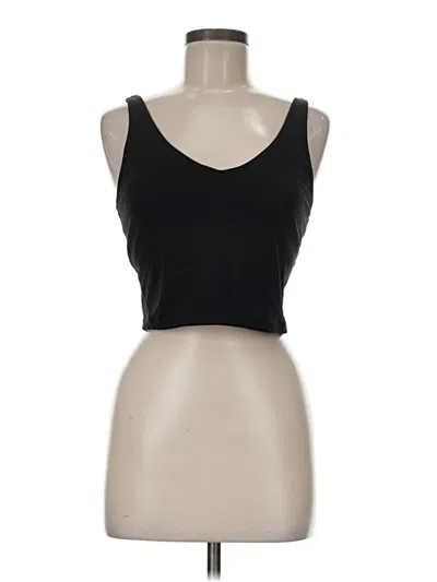 Pre-owned Unbranded Tank Top Black Strapless Neckline Tops