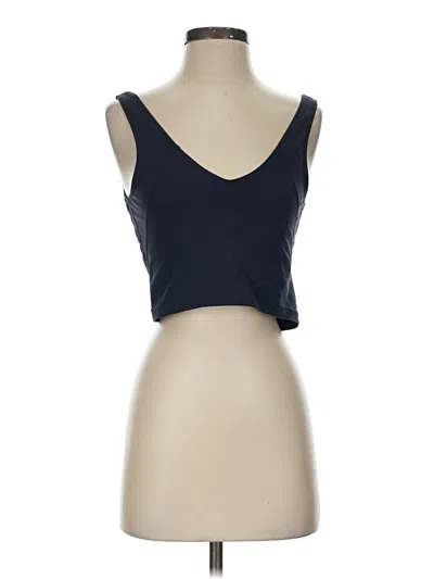 Pre-owned Unbranded Tank Top Black Strapless Neckline Tops