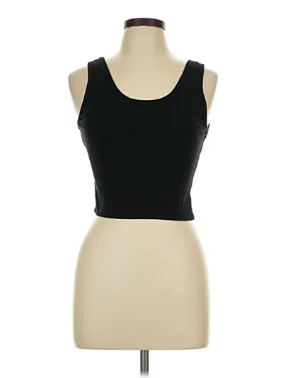 Pre-owned Unbranded Tank Top Black Strapless Neckline Tops