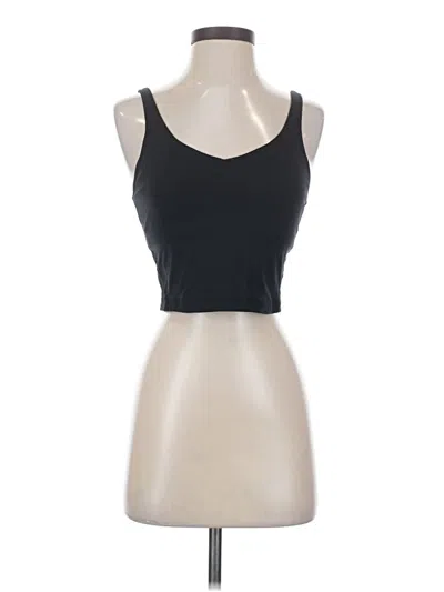 Pre-owned Unbranded Tank Top Black Strapless Neckline Tops