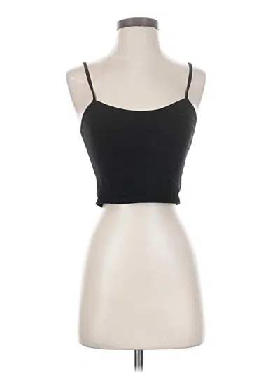 Pre-owned Unbranded Tank Top Black Strapless Neckline Tops