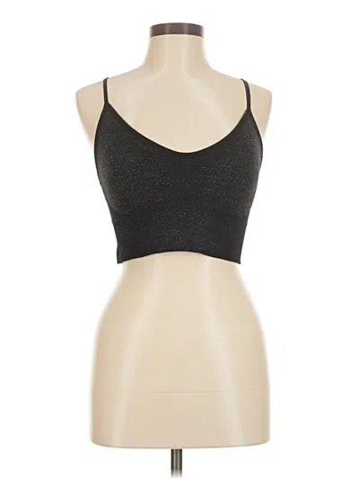 Pre-owned Unbranded Tank Top Black Strapless Neckline Tops