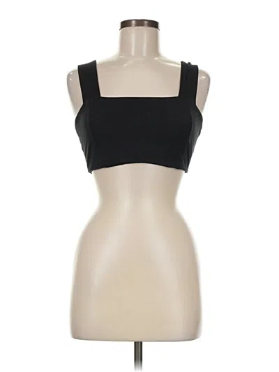 Pre-owned Unbranded Tank Top Black Strapless Neckline Tops
