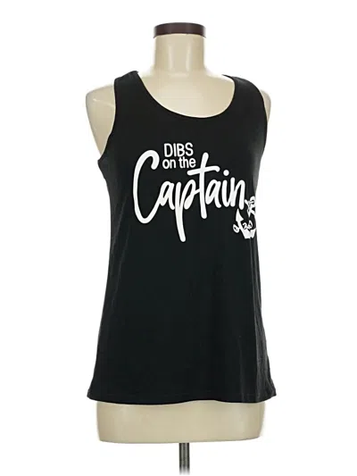 Pre-owned Unbranded Tank Top Black Strapless Neckline Tops