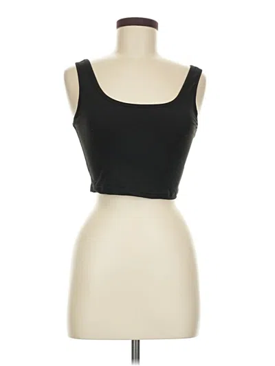 Pre-owned Unbranded Tank Top Black Strapless Neckline Tops