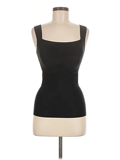 Pre-owned Unbranded Tank Top Black Strapless Neckline Tops