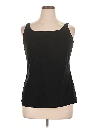 Pre-owned Unbranded Tank Top Black Strapless Neckline Tops