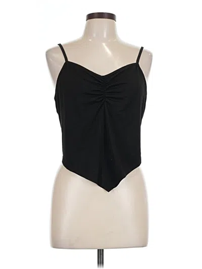 Pre-owned Unbranded Tank Top Black Strapless Neckline Tops