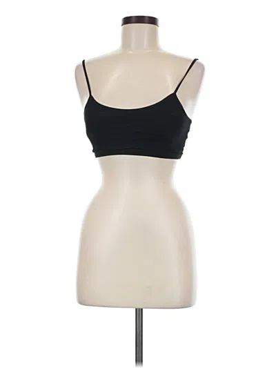Pre-owned Unbranded Tank Top Black Strapless Neckline Tops