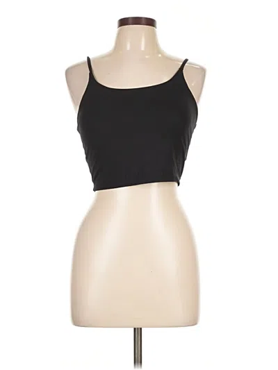 Pre-owned Unbranded Tank Top Black Strapless Neckline Tops