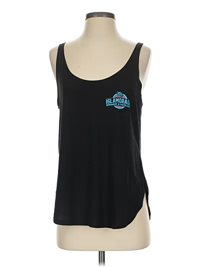 Pre-owned Unbranded Tank Top Black Strapless Neckline Tops