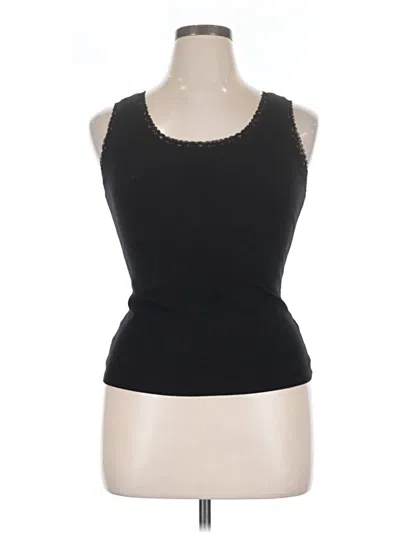 Pre-owned Unbranded Tank Top Black Strapless Neckline Tops