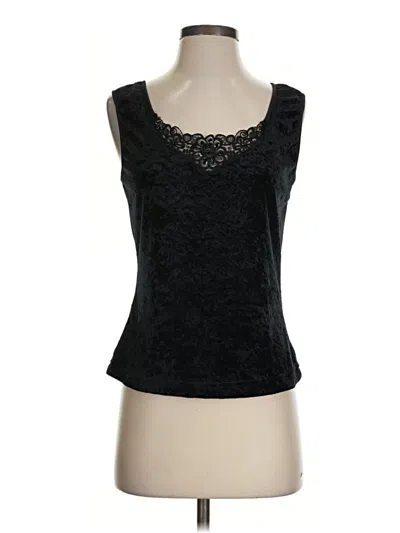 Pre-owned Unbranded Tank Top Black Strapless Neckline Tops