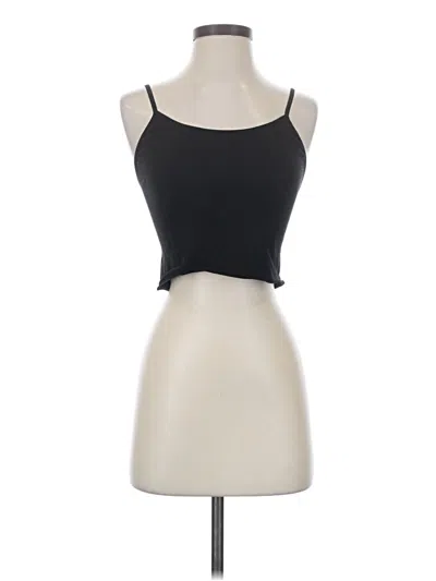 Pre-owned Unbranded Tank Top Black Strapless Neckline Tops