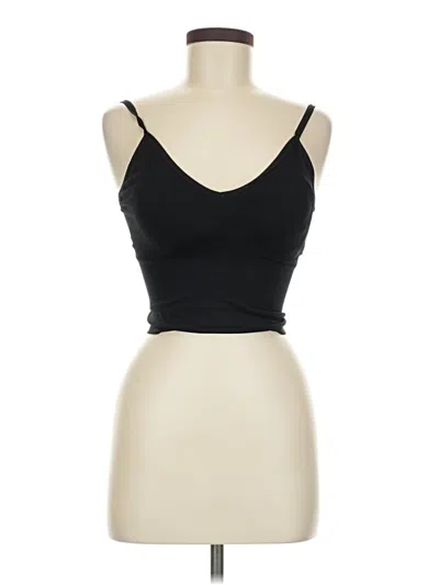 Pre-owned Unbranded Tank Top Black Strapless Neckline Tops