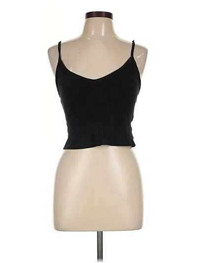 Pre-owned Unbranded Tank Top Black Strapless Neckline Tops