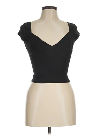 Pre-owned Unbranded Tank Top Black Sweetheart Neckline Tops