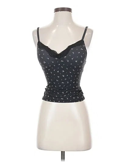 Pre-owned Unbranded Tank Top Black Sweetheart Neckline Tops