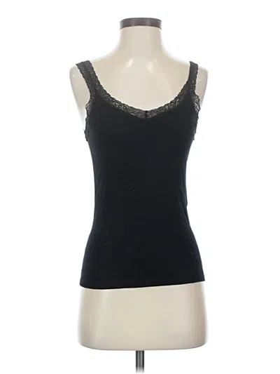 Pre-owned Unbranded Tank Top Black Sweetheart Neckline Tops