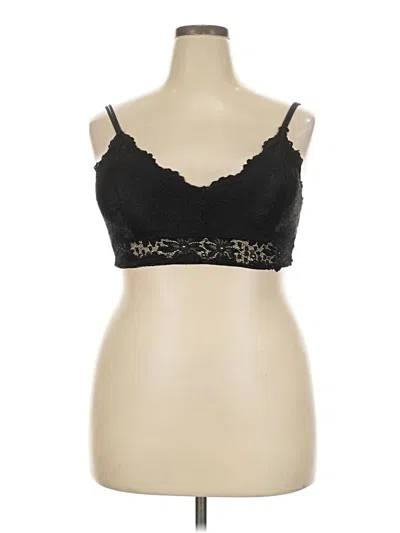 Pre-owned Unbranded Tank Top Black Sweetheart Neckline Tops
