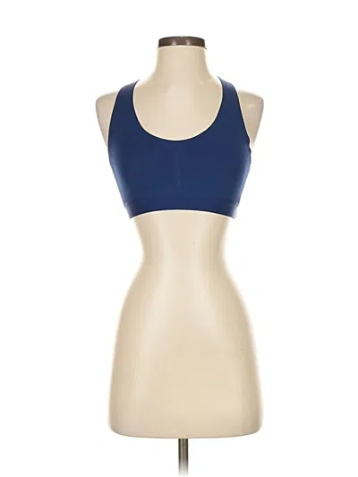 Pre-owned Unbranded Tank Top Blue Halter Neckline Tops