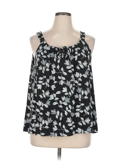 Pre-owned Unbranded Tank Top Blue Halter Neckline Tops