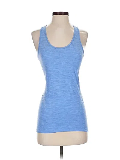 Pre-owned Unbranded Tank Top Blue Halter Neckline Tops