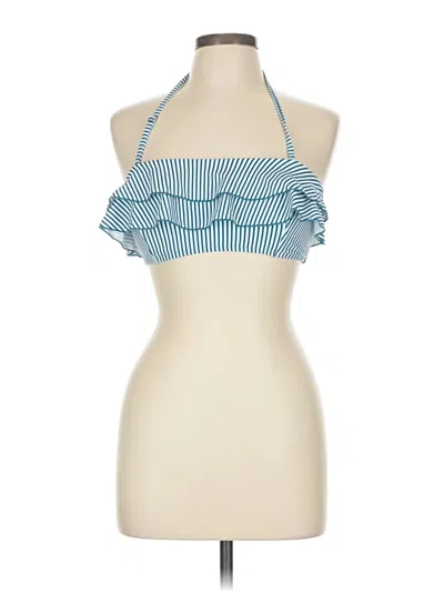 Pre-owned Unbranded Tank Top Blue Halter Neckline Tops