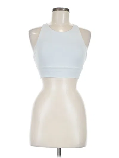 Pre-owned Unbranded Tank Top Blue Halter Neckline Tops