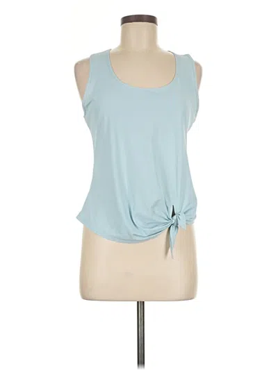Pre-owned Unbranded Tank Top Blue Halter Neckline Tops