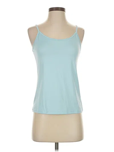 Pre-owned Unbranded Tank Top Blue Halter Neckline Tops