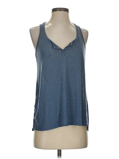 Pre-owned Unbranded Tank Top Blue Halter Neckline Tops