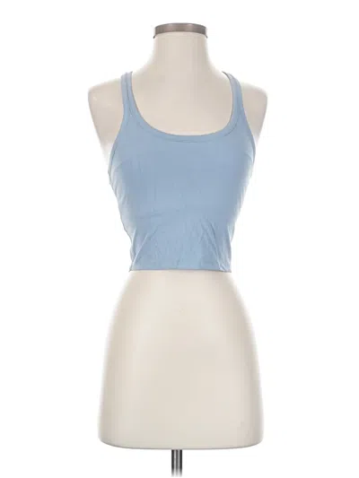 Pre-owned Unbranded Tank Top Blue Halter Neckline Tops