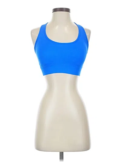 Pre-owned Unbranded Tank Top Blue Halter Neckline Tops