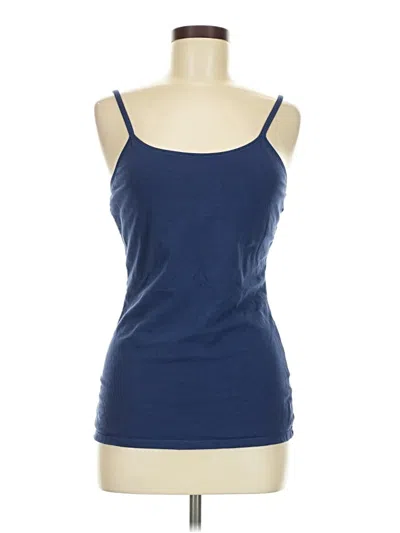 Pre-owned Unbranded Tank Top Blue Halter Neckline Tops