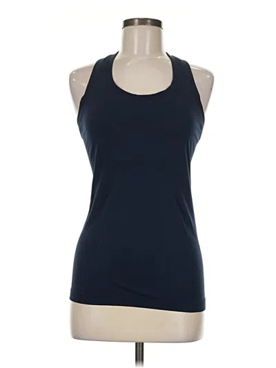 Pre-owned Unbranded Tank Top Blue Halter Neckline Tops