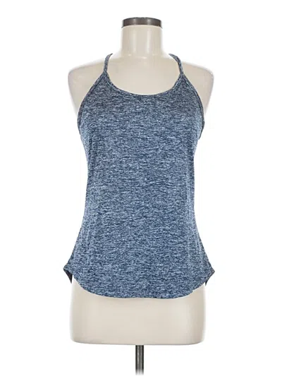 Pre-owned Unbranded Tank Top Blue Halter Neckline Tops