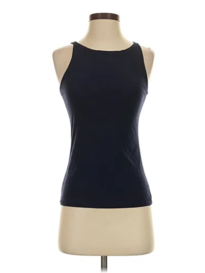 Pre-owned Unbranded Tank Top Blue Halter Neckline Tops