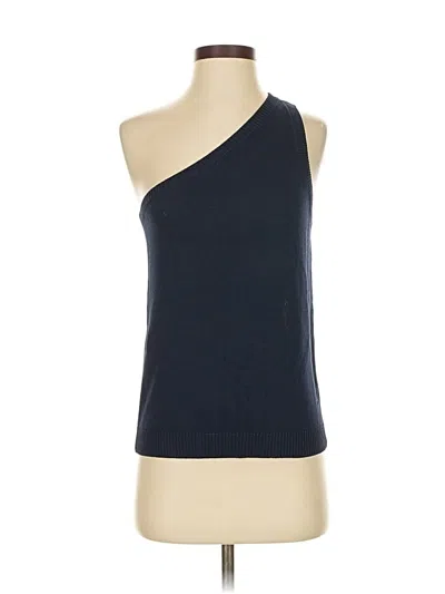 Pre-owned Unbranded Tank Top Blue One Shoulder Neckline Tops