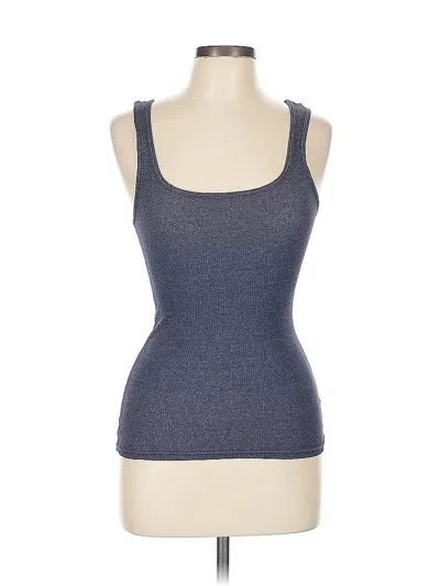 Pre-owned Unbranded Tank Top Blue Strapless Neckline Tops