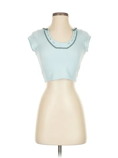 Pre-owned Unbranded Tank Top Blue Strapless Neckline Tops