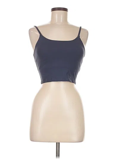 Pre-owned Unbranded Tank Top Blue Strapless Neckline Tops