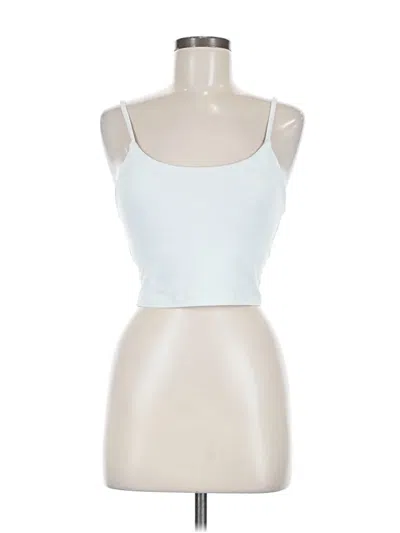 Pre-owned Unbranded Tank Top Blue Strapless Neckline Tops