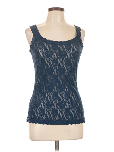 Pre-owned Unbranded Tank Top Blue Strapless Neckline Tops
