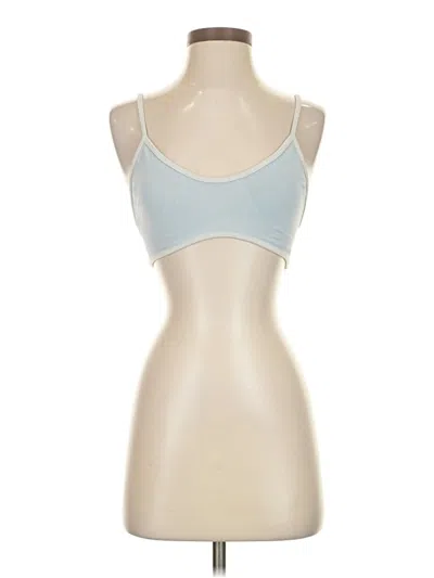 Pre-owned Unbranded Tank Top Blue Strapless Neckline Tops