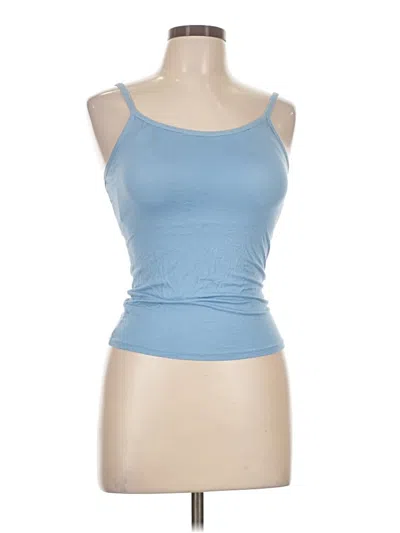 Pre-owned Unbranded Tank Top Blue Strapless Neckline Tops