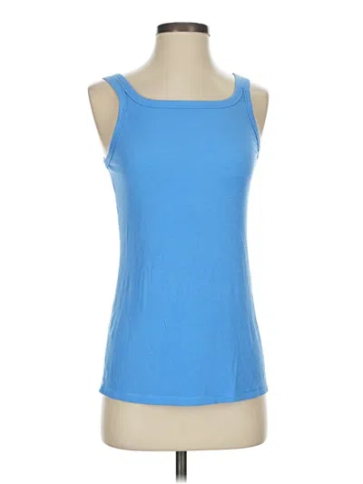 Pre-owned Unbranded Tank Top Blue Strapless Neckline Tops